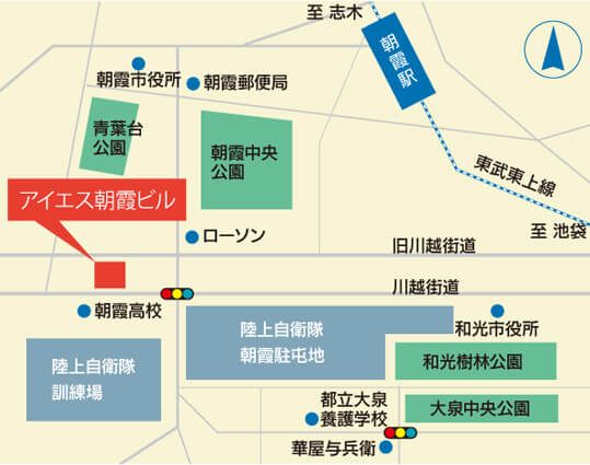 ASAKA製作センター地図