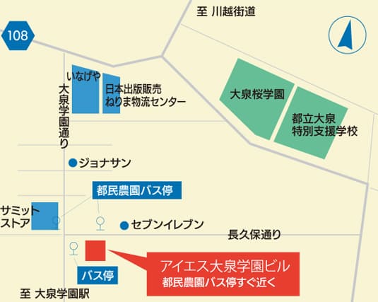 アイエス本社地図